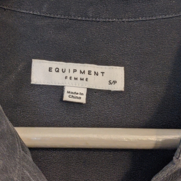 Equipment Femme coco silk button down S - Picture 5 of 5